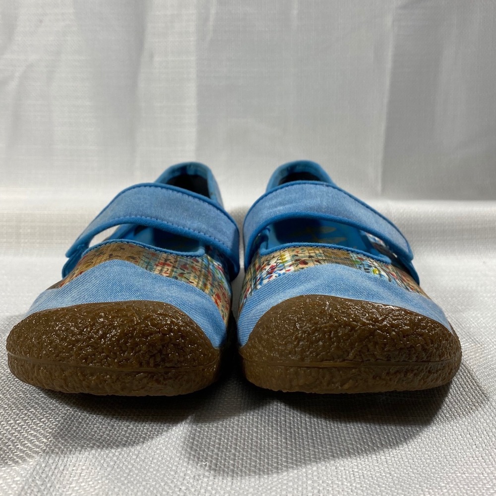 Keen Sienna MJ Canvas Floral Mary Jane Flats Blue Women 8.5 1010230 - Picture 3 of 7